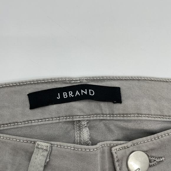J BRAND Grey Cropped Stilt Stretch Skinny Mid Rise Jeans Size 27 Womens Ankle - Picture 5 of 9